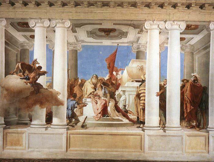 Giovanni Battista Tiepolo The Sacrifice of Iphigenia France oil painting art